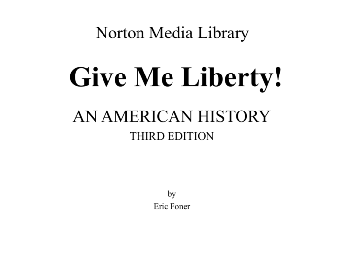 Chapter 3 give me liberty summary