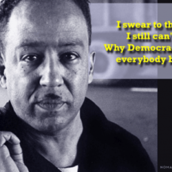 Langston hughes words like freedom