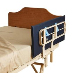 Side rail pads for hospital beds