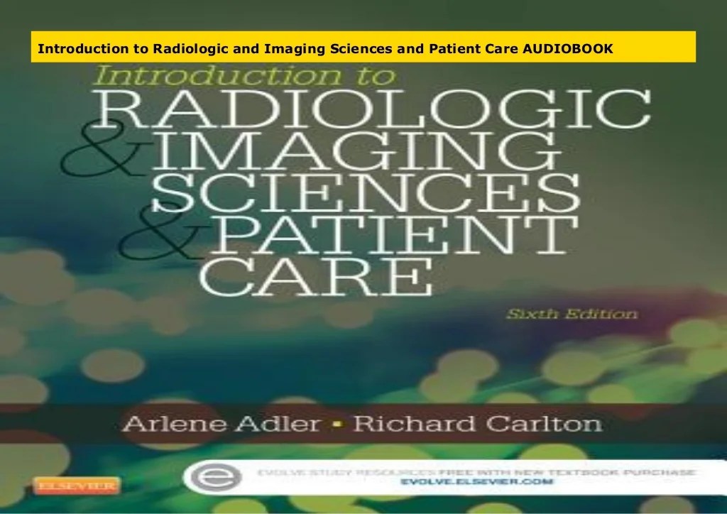 Radiologic sciences patient introduction care carlton adler rt