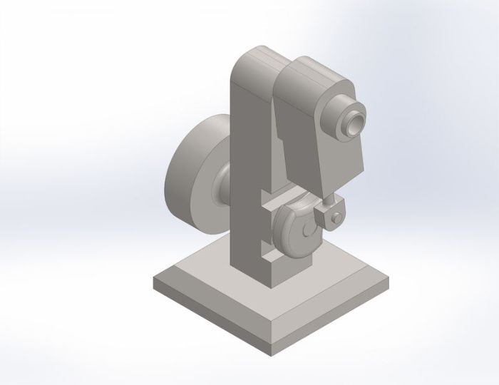 Air in a piston-cylinder assembly is compressed isentropically